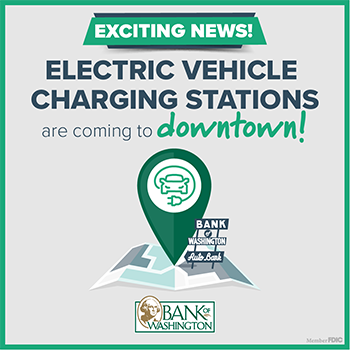 Electric Vehicle charging stations are coming to downtown Washington