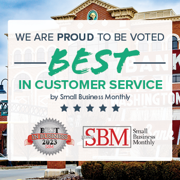 Proud to be voted Best in Customer Service by Small Business Monthly