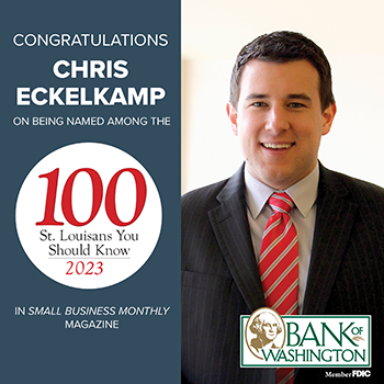 Congratulations to Chris Eckelkamp on being named among the 100 St. Louisans You Should Know in 2023