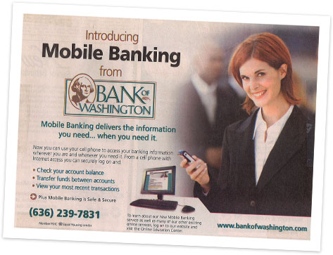 Mobile Banking Ad